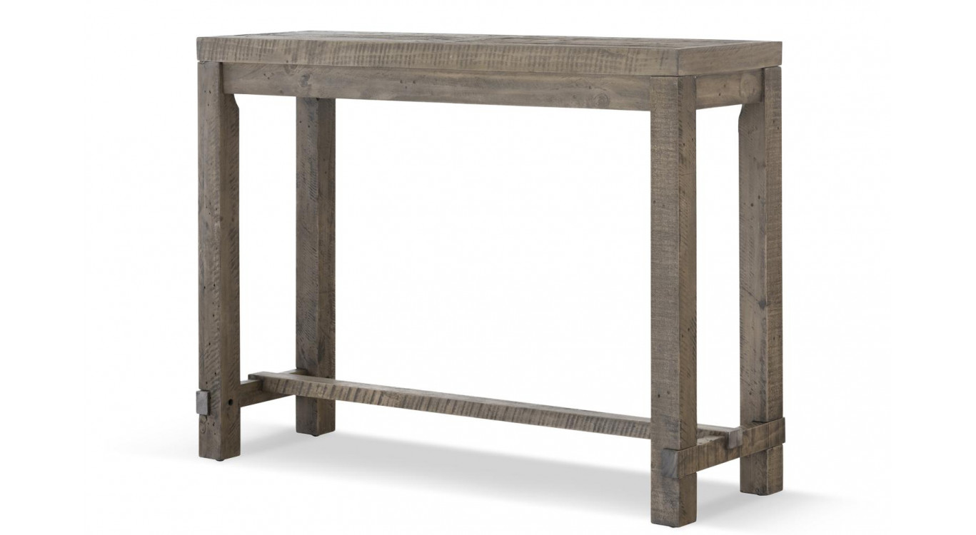 Hoher Holztisch 140x45x106cm
