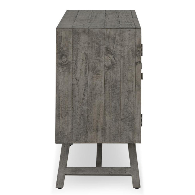 Sideboard Holz Grau 160x43.5x85cm