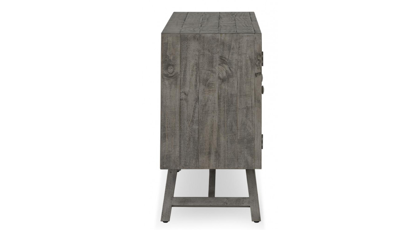Sideboard Holz Grau 160x43.5x85cm