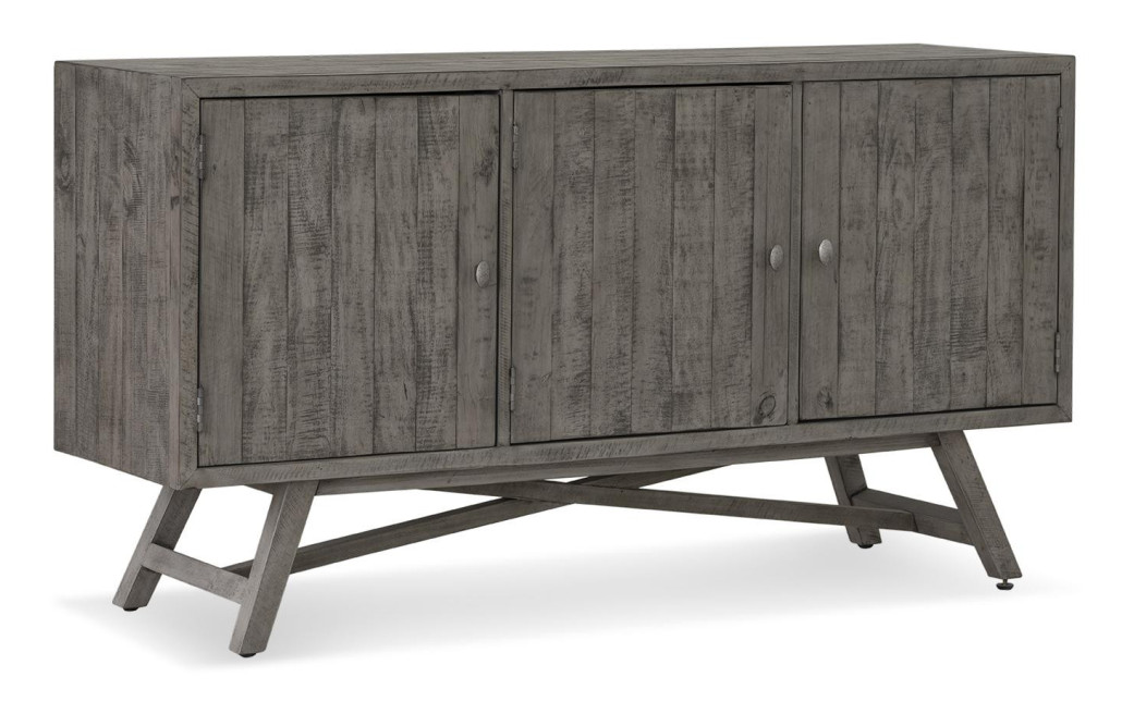 Bahut Bois Gris 160x43.5x85cm