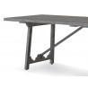 Table à Manger Bois Gris 239x90x76cm