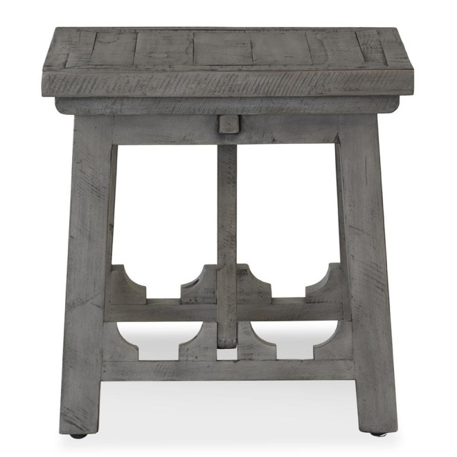 Table De Chevet Bois Gris 56x56x56cm