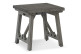 Grey Wooden Bedside Table 56x56x56cm
