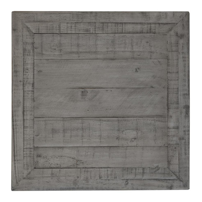 Table De Chevet Bois Gris 56x56x56cm