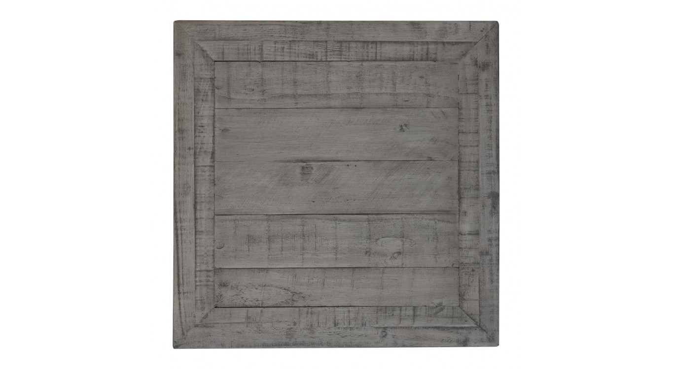 Table De Chevet Bois Gris 56x56x56cm