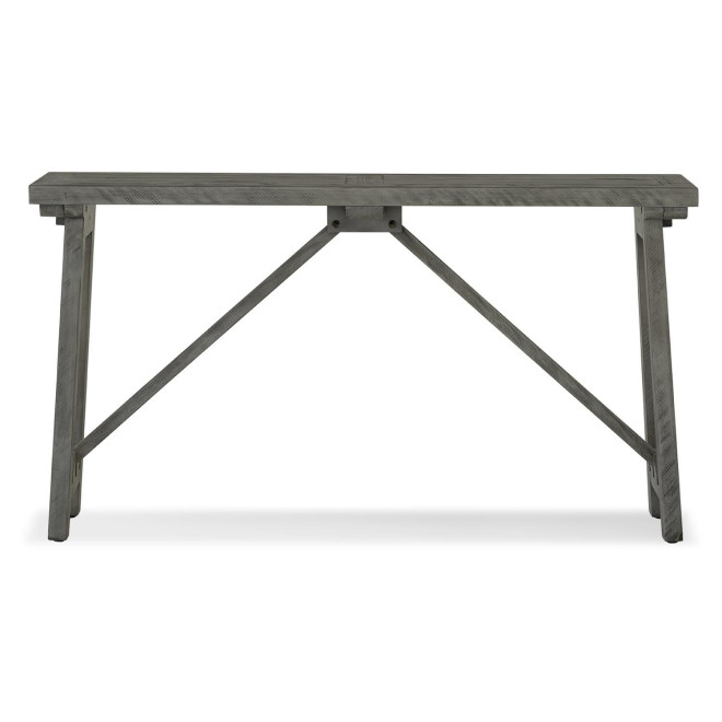 Konsole Holz Grau 141x38x77cm