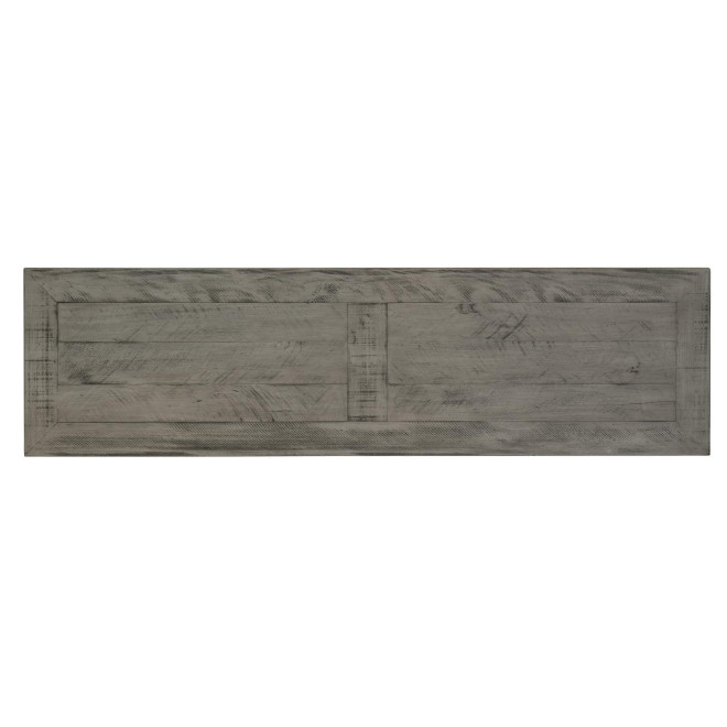Konsole Holz Grau 141x38x77cm