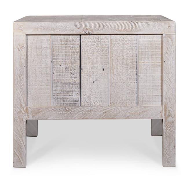 Niedriger Holztisch Grau 110x50x45cm