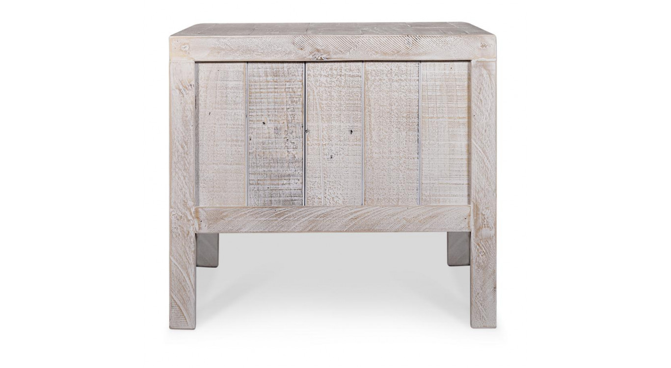 Table Basse Bois Gris 110x50x45cm