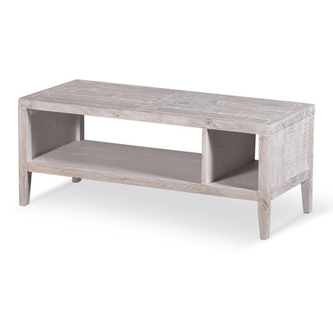 Table Basse Bois Gris 110x50x45cm