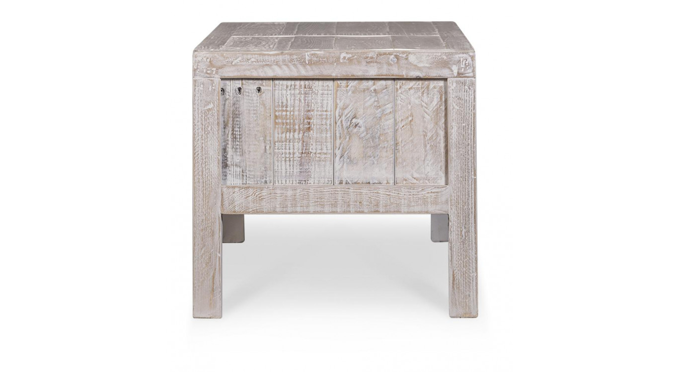Meuble TV Bois Gris 120x40x38cm