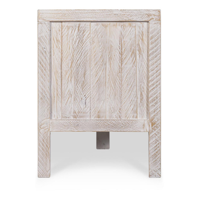 Meuble TV Bois Gris 160x40x55cm