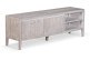Meuble TV Bois Gris 160x40x55cm