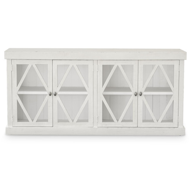 Bahut Bois Gris 187x40.5x81cm