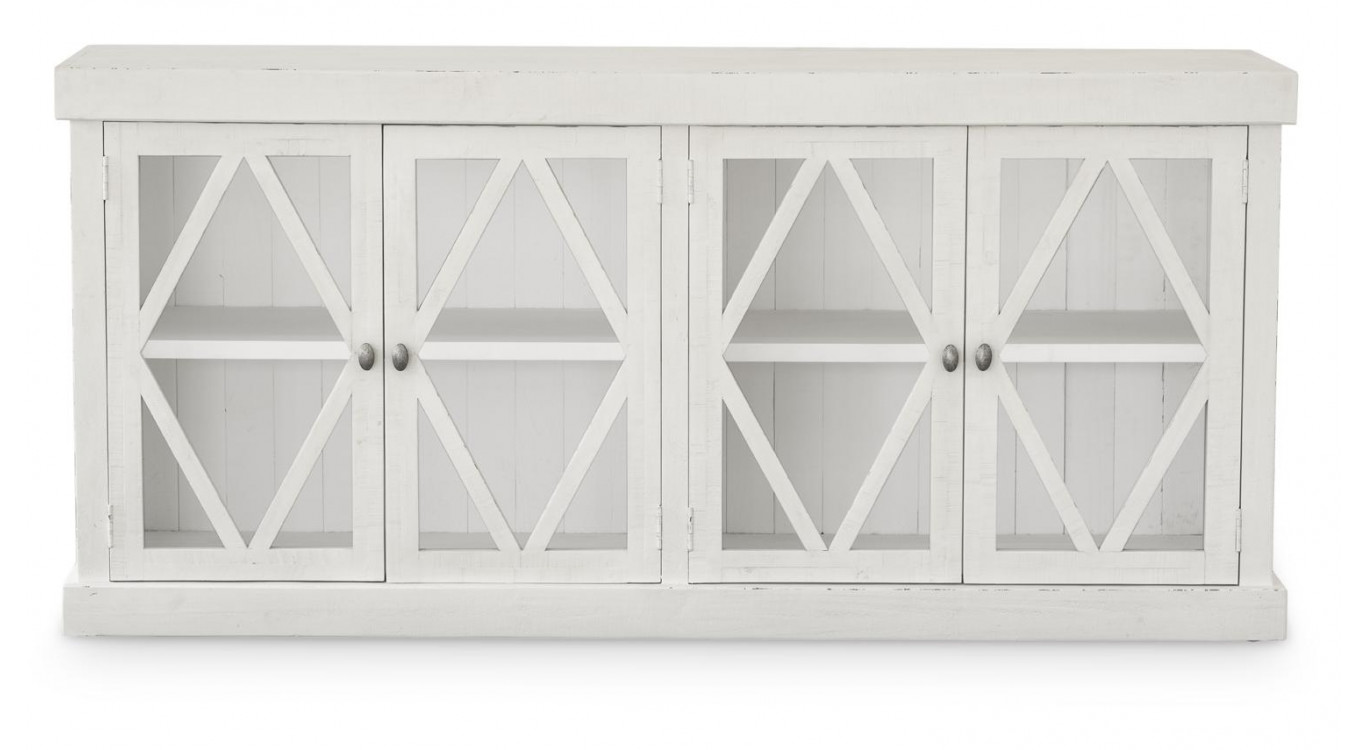 Bahut Bois Gris 187x40.5x81cm