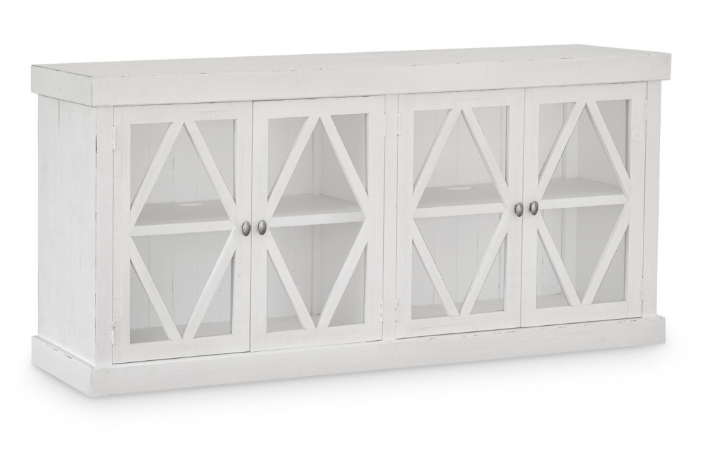 Bahut Bois Gris 187x40.5x81cm