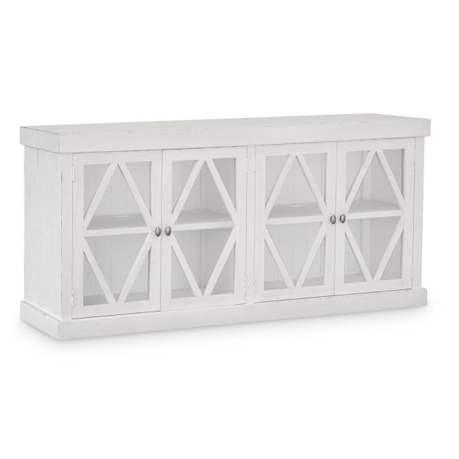 Bahut Bois Gris 187x40.5x81cm
