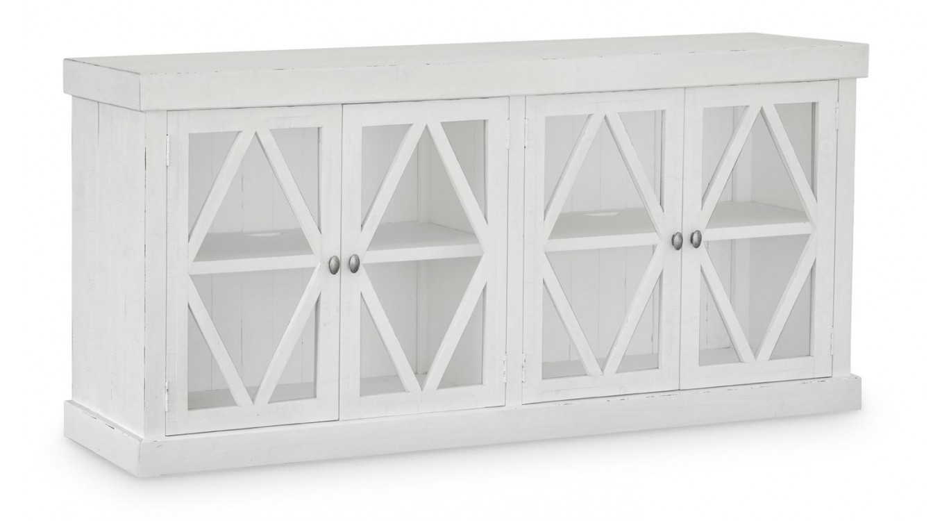Bahut Bois Gris 187x40.5x81cm