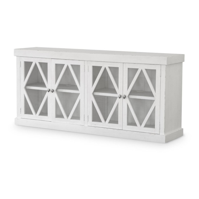 Bahut Bois Gris 187x40.5x81cm