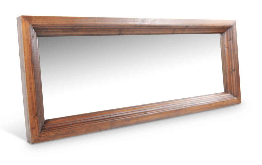 Alter Spiegel Rechteckig Holz 155x5.5x60cm