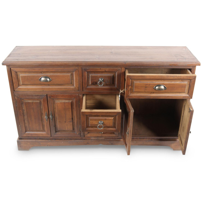 Anrichte mit 5 Schubladen Holz 124.5x33.5x72cm