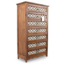 Schreibtischschublade 7 Schubladen Holz 64x32.5x112.5cm