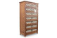 Schreibtischschublade 7 Schubladen Holz 64x32.5x112.5cm