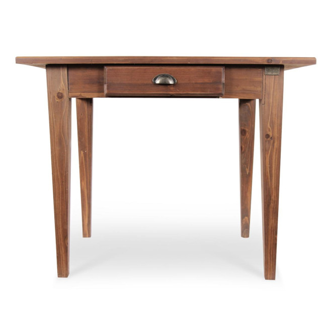 Table à Manger Bois 2 Tiroirs 100.5x72.5x78cm