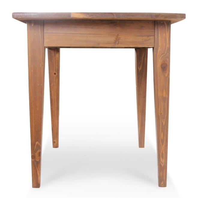 Table à Manger Bois 2 Tiroirs 100.5x72.5x78cm
