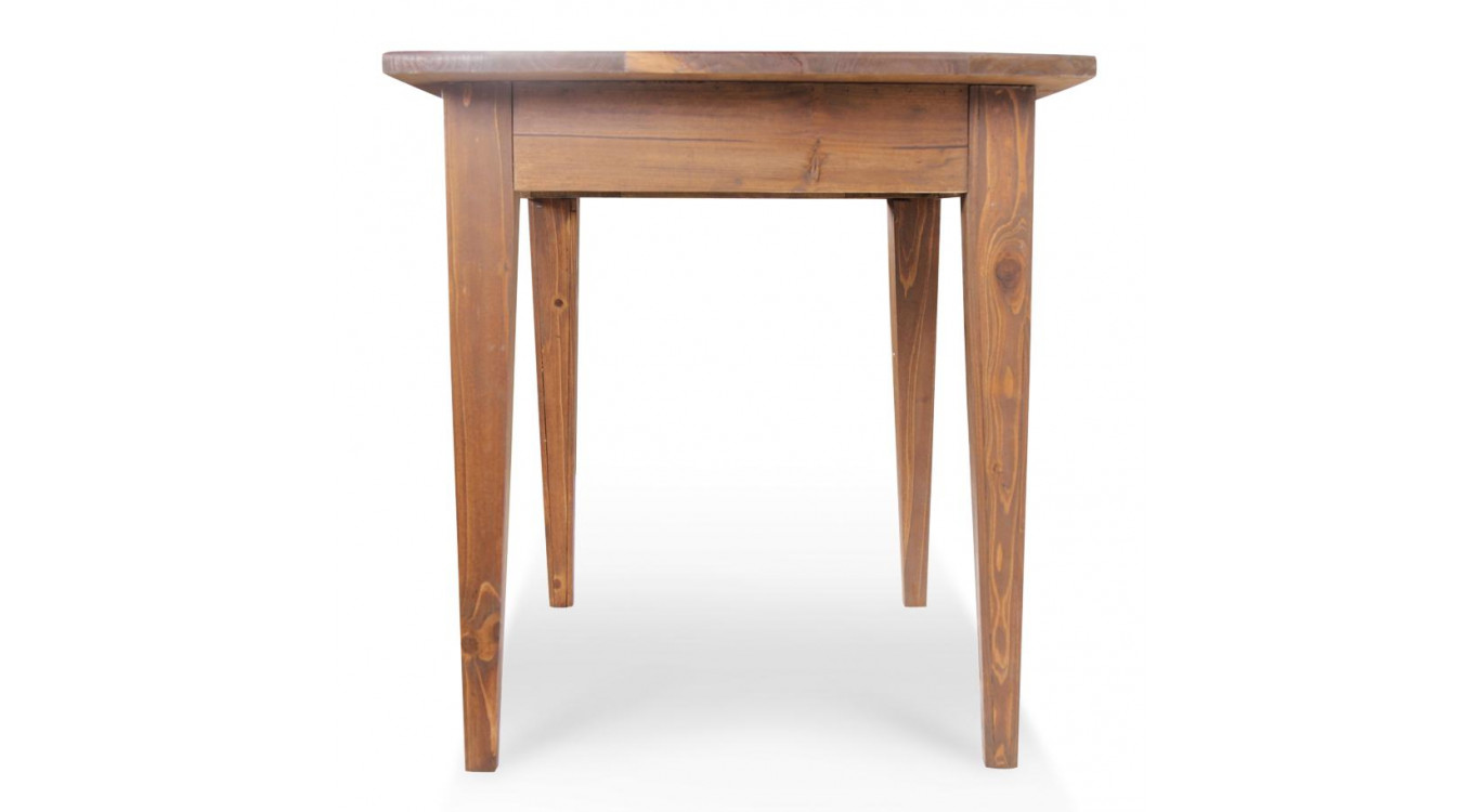 Table à Manger Bois 2 Tiroirs 100.5x72.5x78cm