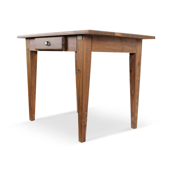 Table à Manger Bois 2 Tiroirs 100.5x72.5x78cm