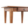 Table à Manger Bois 2 Tiroirs 100.5x72.5x78cm