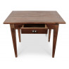 Table à Manger Bois 2 Tiroirs 100.5x72.5x78cm