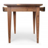 Table à Manger Bois 2 Tiroirs 100.5x72.5x78cm