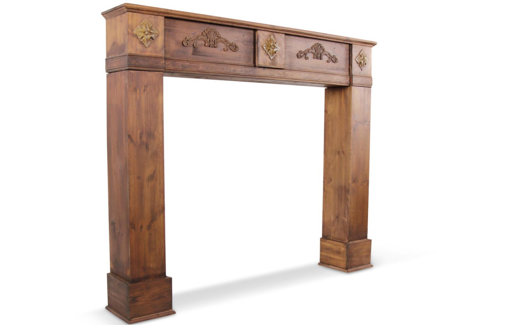 Einrahmung Mantel Kamin 137x20x113.5cm