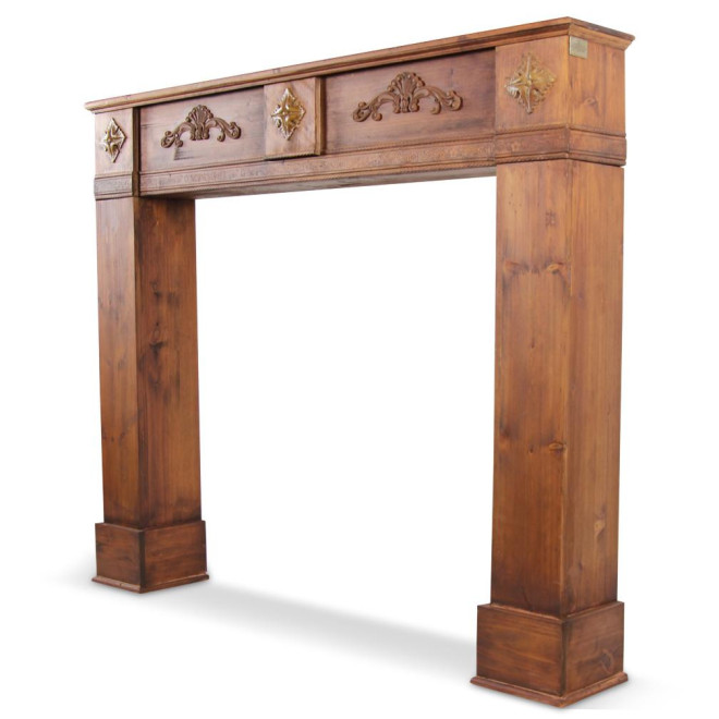 Einrahmung Mantel Kamin 137x20x113.5cm