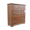 Cómoda de madera Grainetier 16 cajones 86x33x95.5cm