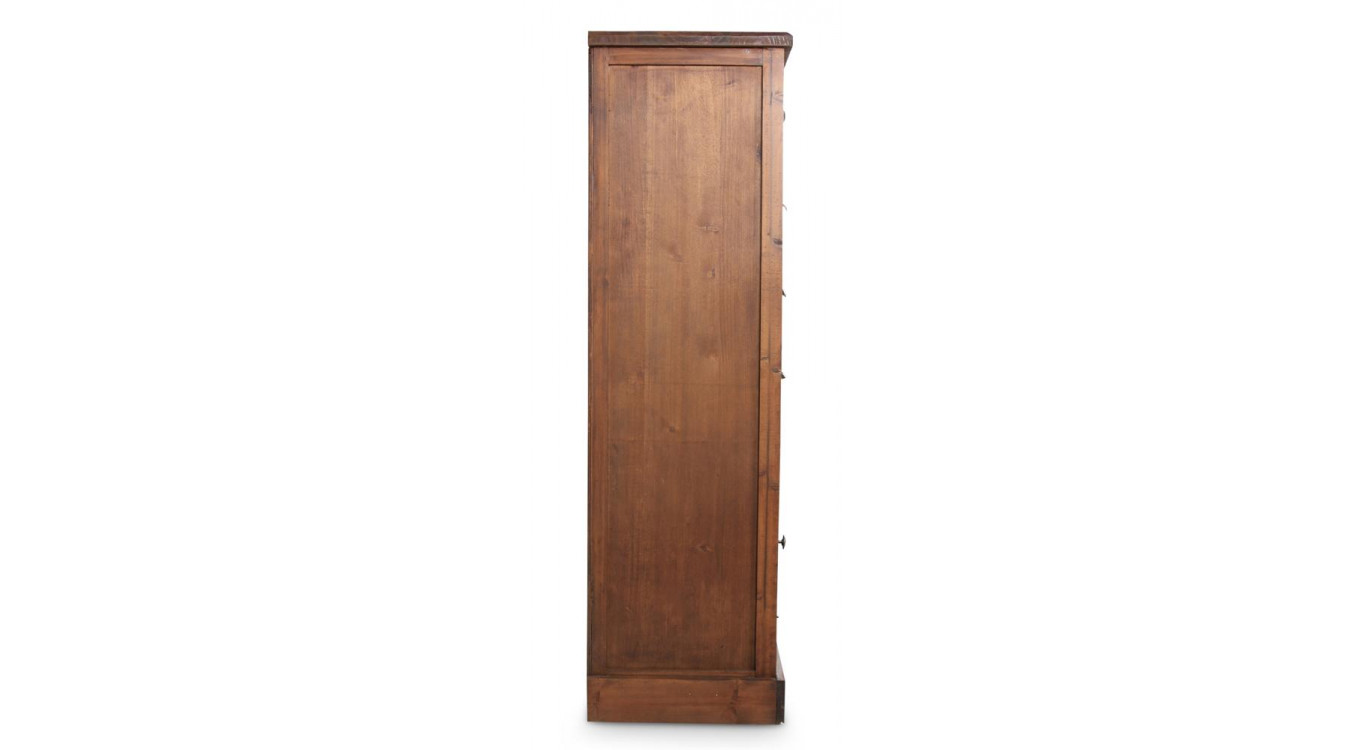 Chiffonnier 17 Schubladen Holz 75.5x34x116cm