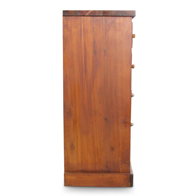Commode Grainetier 17 Tiroirs Bois 117.5x33x84cm