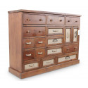 Grainetier 17 Drawer Wooden Chest 117.5x33x84cm