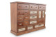 Cómoda de madera Grainetier 17 cajones 117.5x33x84cm