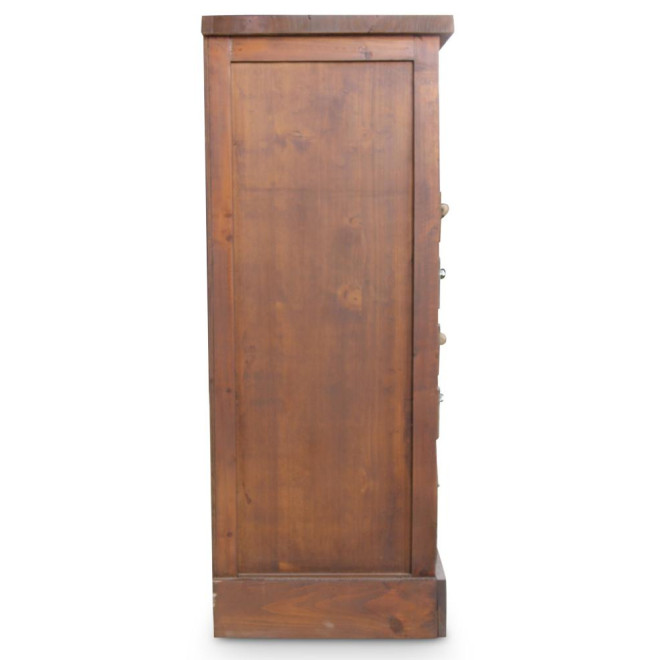 Commode Grainetier 17 Tiroirs Bois 129.5x34x90.5cm