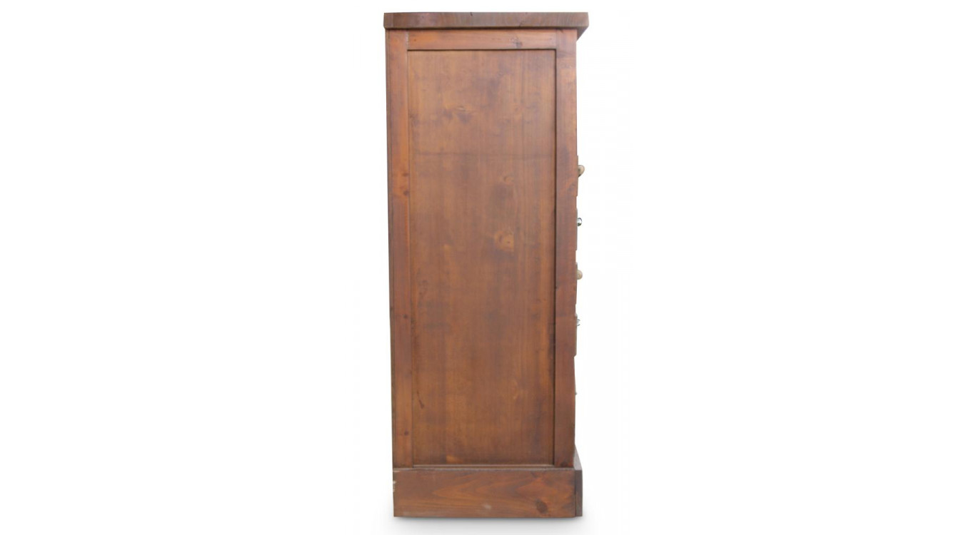 Commode Grainetier 17 Tiroirs Bois 129.5x34x90.5cm