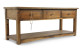 Niedriger Tisch mit 3 Schubladen Holz 110x38x45cm