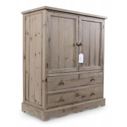 Anrichte mit 2 Schubladen Holz 83x38.5x97cm