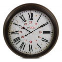 Antike Wanduhr Paris Metall Weiß 58cm