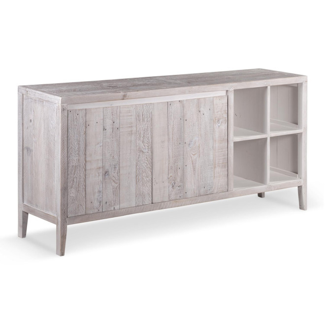 Anrichte Holz Grau 176x40x81cm