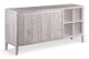 Buffet de madera gris 176x40x81cm