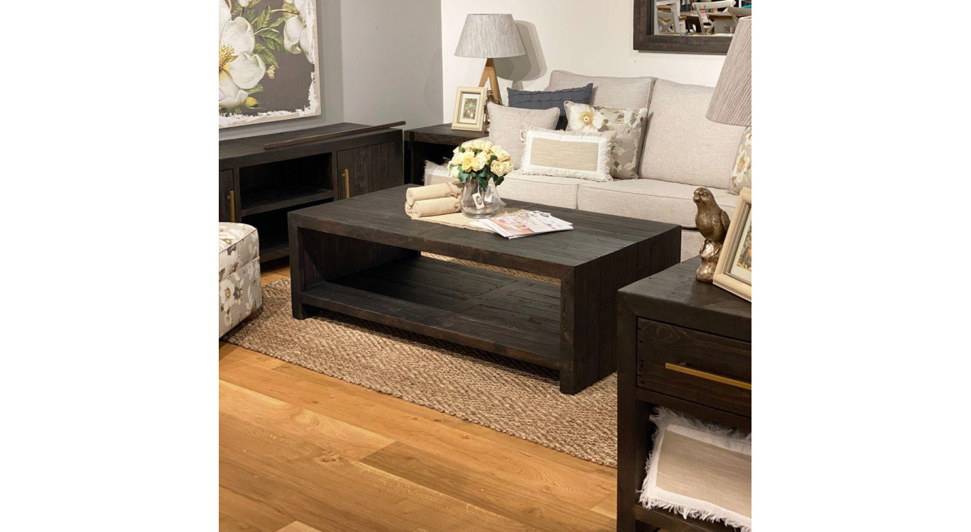 Table Basse Bois Marron 140x75x45cm