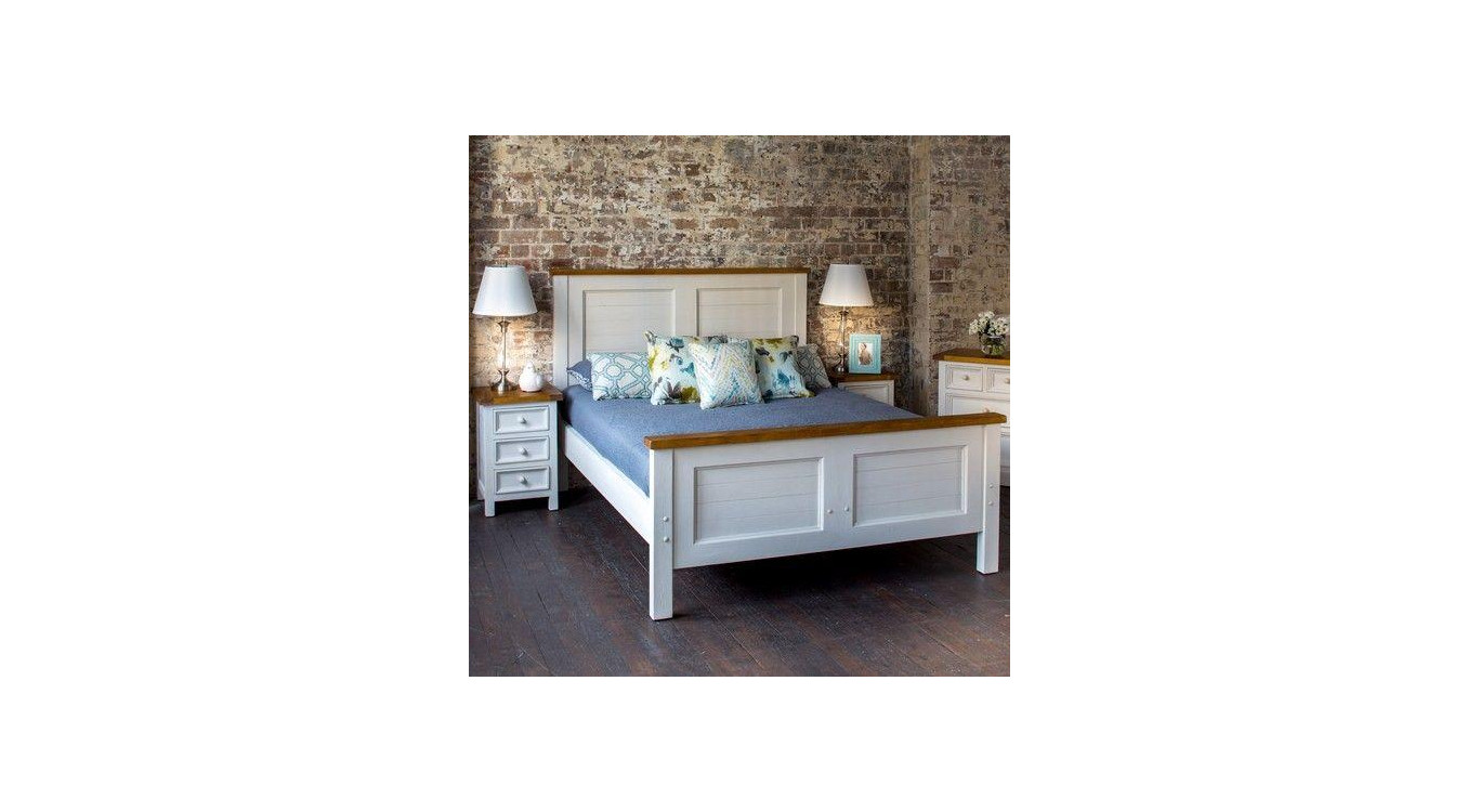 Lit Bois Blanc 166x222x132cm